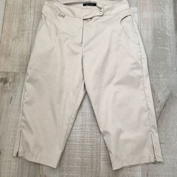Bette & Court Sz 6 Cropped/Capris Zip Cuffs Embellished - Picture 1 of 8